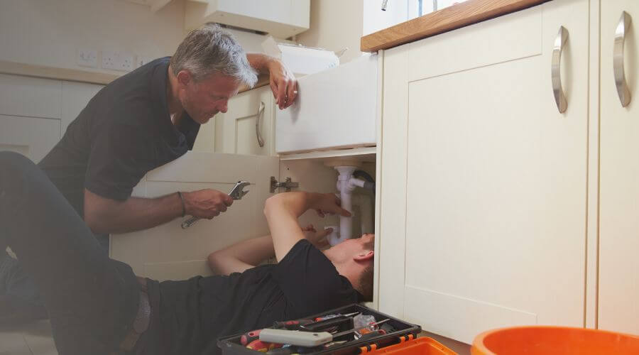 Professional burst pipe repair services in Winnebago, NE
